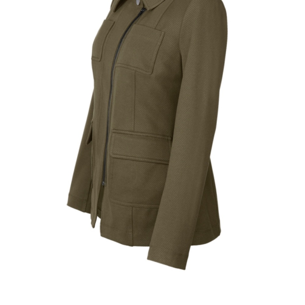 CAbi Academy Utility Blazer with Asymmetrical Zipper - Picture 2 of 8